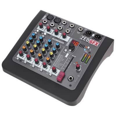 Allen & Heath ZED-6FX Compact 6-Input Mixer - Used image 1