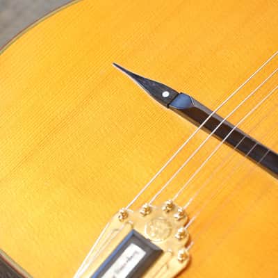 Dell’Arte Jimmy Rosenberg Signature Natural Acoustic/ Electric Gypsy Jazz Guitar + Case image 6