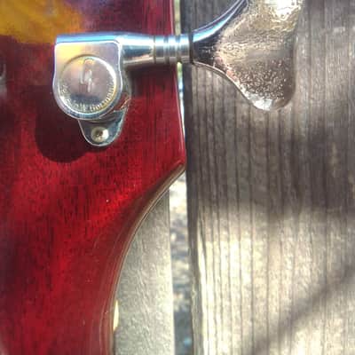 Lefty 1969 Gibson  EB-0 short scale with Factory Double Guards Left Handed image 6