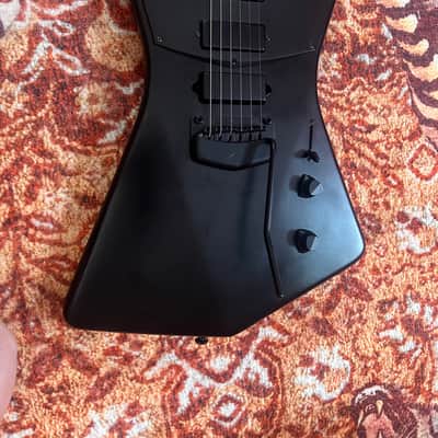 2017 Ernie Ball Music Man USA Annie Clarke St. Vincent Signature - Stealth Black, Ebony Fretboard, 3 DiMarzio Mini Humbucker, Tremolo, Stainless Steel Frets, OHSC image 8