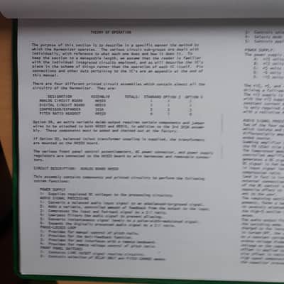 Eventide Harmonizer Instruction Manual image 3