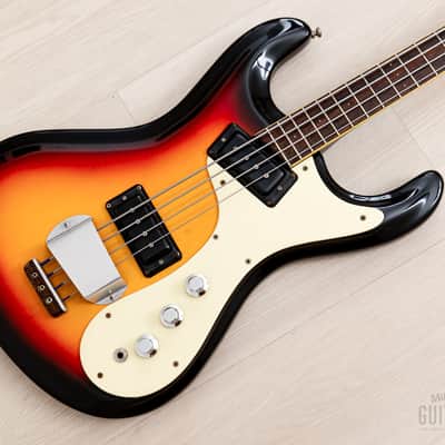 2000s Mosrite USA Mark I 1964 Custom Ventures Model Bass Sunburst w/ Vintage Case, Fillmore Japan image 1