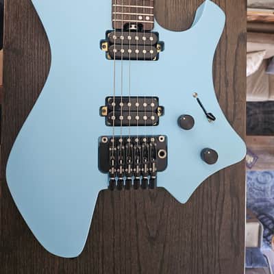 Eart Electric Guitars Headless GW2-TE 2024 - Sky Blue image 7