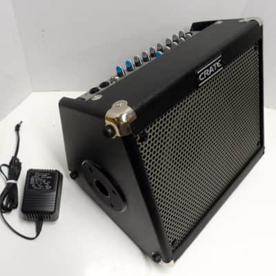 Crate Taxi Limo Street Busk Guitar Amp/PA 50 Watt 2 channel 1x10 TX50D Battery Rechargeable Portable image 1