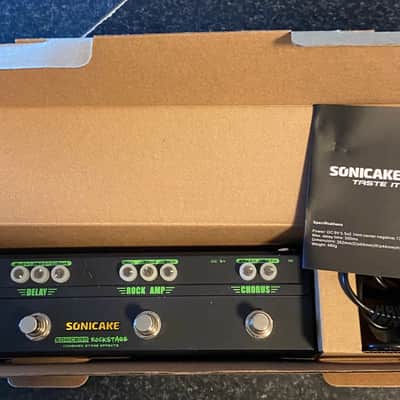 SONICAKE Twiggy Blues Guitar Multi-Effects Pedal 2020s - Black image 2