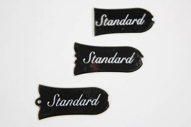 Gibson Les Paul Standard Truss Rod Cover Set of 3 (Broken) USA image 1