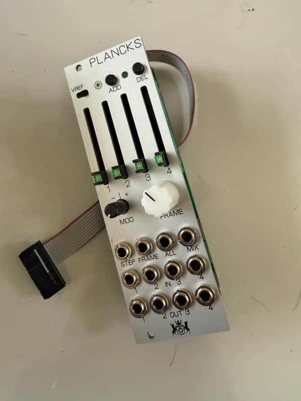 Michigan Synth Works Plancks 2 (8HP Mutable Instruments Frames) 2023 - Black image 1