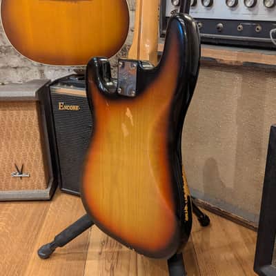 Fender Precision Bass with Maple Fretboard 1977 - Sunburst image 14