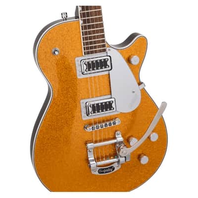 Gretsch G5230T Electromatic® Sparkle Jet™ FT Single-Cut with Bigsby®, Laurel Fingerboard, Gold Sparkle image 4