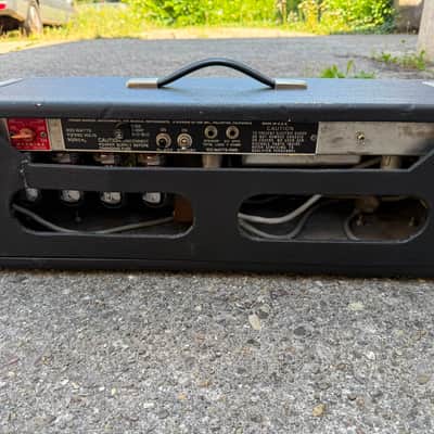 Fender Bassman 100 silverface ca. 1970 - silber / schwarz image 5