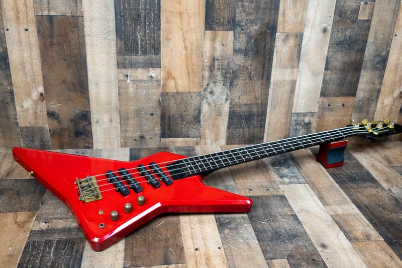 Greco Guitar Device MTB-65 Offset Bass Red 1985 Vintage Made | Reverb