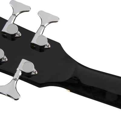 Fender CB-60SCE Bass Classic Design 4-String Acoustic-Electric Bass Guitar, Solid Spruce Top, Black image 6