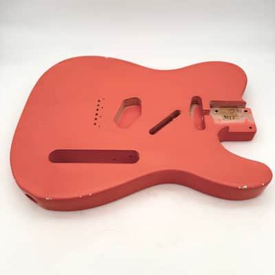 MJT Telecaster Body Alder Relic Nitro Faded Fiesta Light mjt6713 image 2