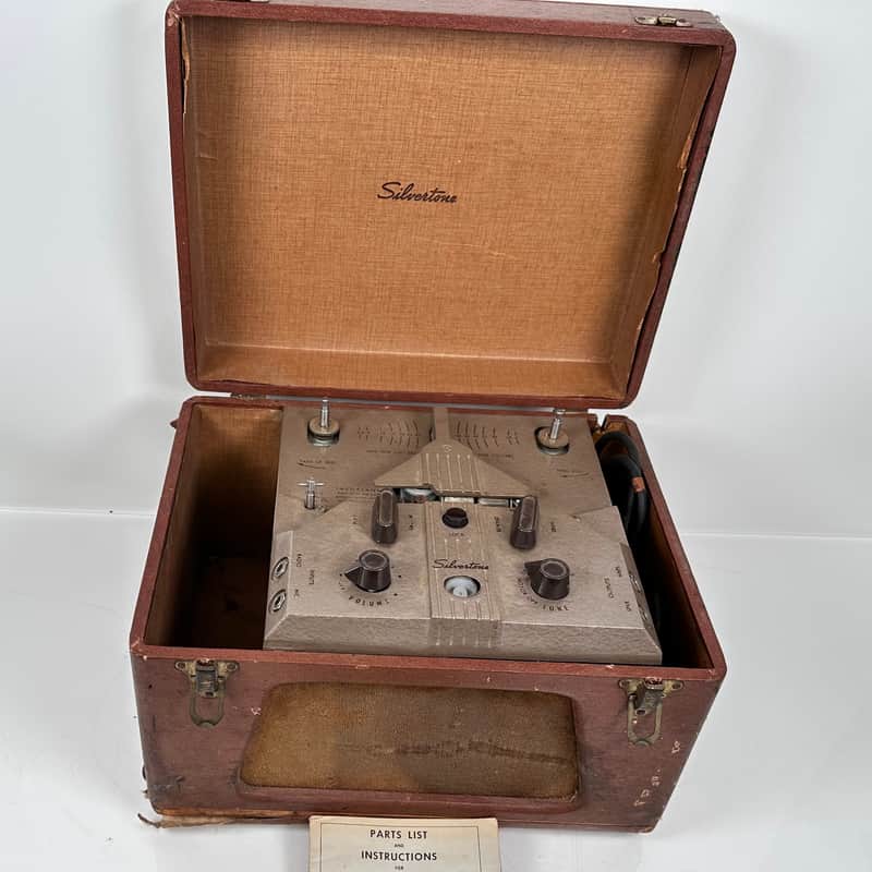 Vintage Silvertone Tube Reel-to-Reel Tape Recorder 3075 image 1