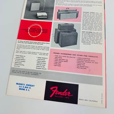 Fender Full-Line Guitar & Amplifier Catalog 1962-'63 image 2