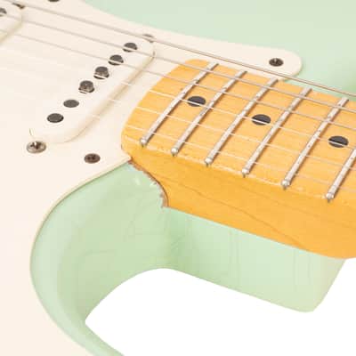 Used Fender Custom Shop Total Tone 1957 Stratocaster Surf Green 2013 image 8