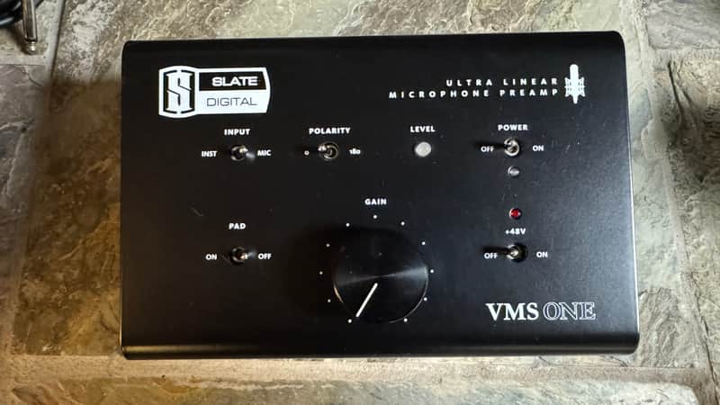 Slate Digital VMS ONE Ultra Linear Preamp 2016 - Black image 1