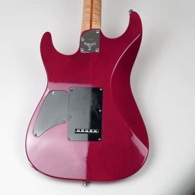 2000 Fender Showmaster FMT Custom Shop - Bing Cherry Transparent - Carved Flame Top Strat - COA and Case image 15