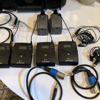 Sennheiser EW 100 ENG G4 Combo Wireless Microphone System (A1-Band: 470-516 MHz) 2010s - Black image 1