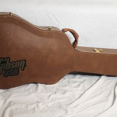 Gibson J-45 Acoustic Guitar Case 1990s - Brown image 3