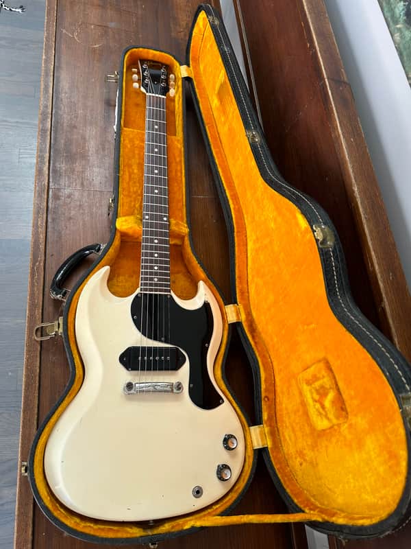 Gibson all original 1963 SG Jr, Polaris white image 1