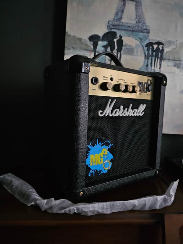 Marshall MG Gold MG10G 2-Channel 10-Watt 1x6.5" Solid State Guitar Combo 2018 - Present - Black image 1