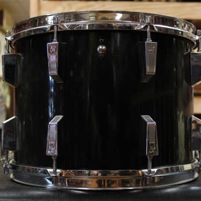 1970s Sonor 10x14 Phonic Tom in High Gloss Black image 2