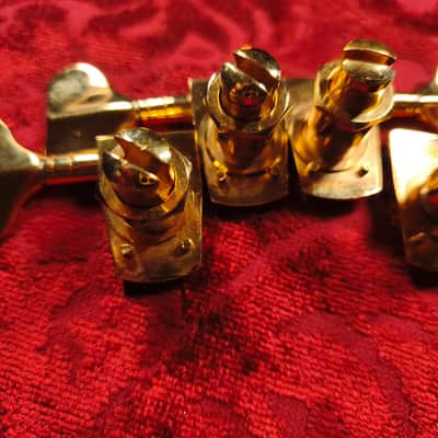 Schaller BM 2L/2R 2+2 Bass Tuners (Gold) – NOS Vintage – 1990er – Ultra Heavy (112g) image 4