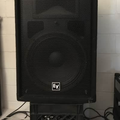 Electro-Voice T251+  (pair)     2 way PA speakers.   Black image 1