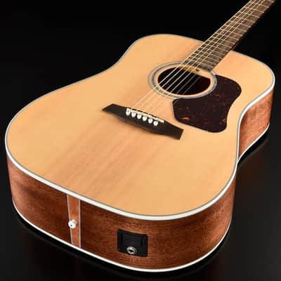 Walden D740E Natura All-Solid Sitka-Mahogany Dreadnought Acoustic-Electric Satin Natural image 2