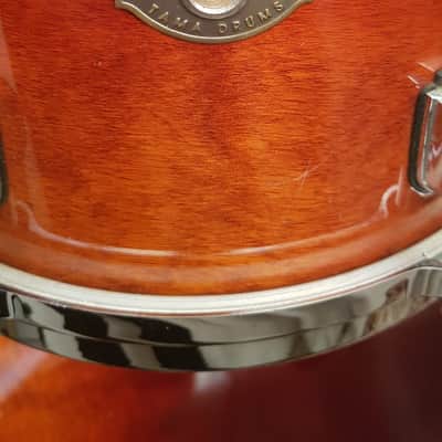Tama Starclassic Early 2000s Made in Japan - Dark Cherry Fade. Includes cases and stand. image 5