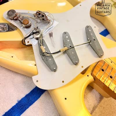 1973 Fender Stratocaster - All Original - Olympic White - w/HSC image 12