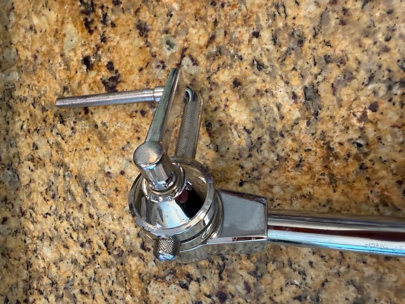 Tama Vintage Tom Arm Mount 80’s-90’s - Chrome image 1