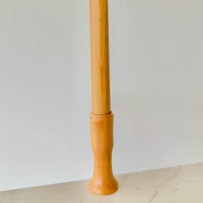 Adler Wooden (Maple) Alto Recorder in the Key of F- Baroque Fingering - Mint Condition w/ Its Original Folding Padded Carry Mid 2000’s - Natural Maple wood Body with Corked Tenons. image 6