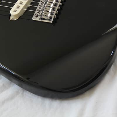 2006 Fender Stratocaster No Pickguard FSR Limited Edition 60th Diamond Anniversary Guitar - Black image 3