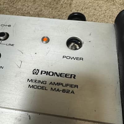 Pioneer MA-62A Mixing Amplifier Powered Mixer image 11