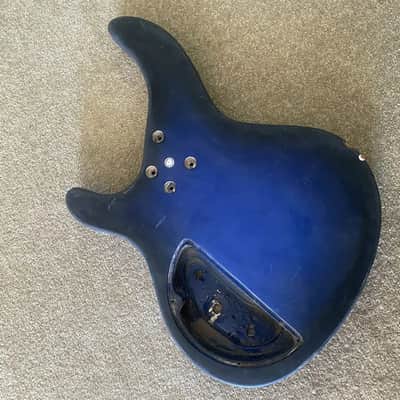 Blue Burst 4/6 String Electric Bass Guitar Body image 12