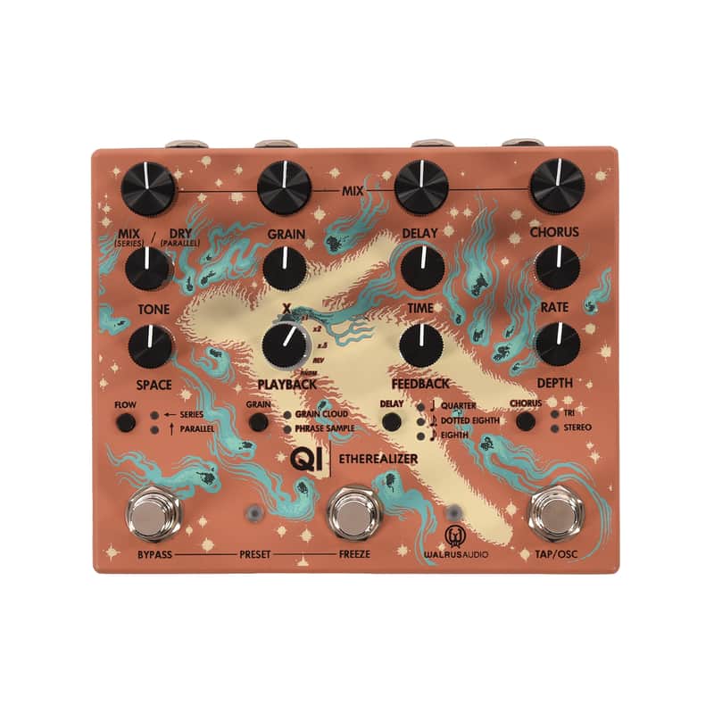 Walrus Qi Etherealizer Multi-Effect Pedal Terracotta image 1