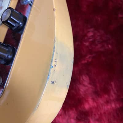 c.1967-Burns/Teisco Telecaster Style Bass MIJ Vintage Bass “White” image 11