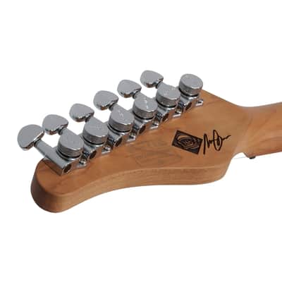 Schecter Nick Johnston Traditional LH Atomic Orange Left-Handed Electric Guitar image 5
