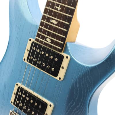 PRS CE24-08 Limited Edition LTD Swamp Ash 2025 - Frost Blue Metallic image 6