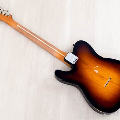 2024 Fender Custom Shop Limited Edition 1954 HS Telecaster Relic Sunburst w/ Seth Lover SH-55 & Josephina Red Hot image 11