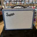 Supro 1605R '64 Reverb 5-Watt 1x8" Guitar Combo Blue Rhino - open box