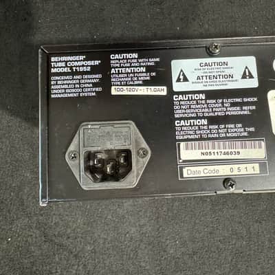 Behringer T1952 Tube Composer image 8