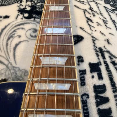 Epiphone Les Paul Standard Pro 2019 modified with Seymour Duncans - Transparent Blue image 2