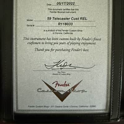 Fender Telecaster Custom Relic (1959) - Aged Blue image 6