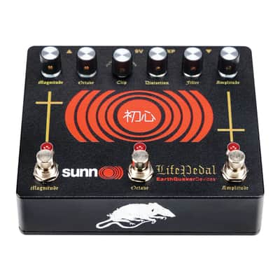 EarthQuaker Devices Sunn O))) Life Pedal Octave Distortion + Booster V3 - Black/Red image 3