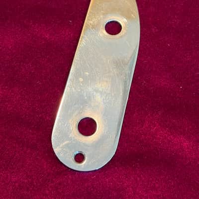 1968 Fender Telecaster Bass Chrome Control Plate image 3