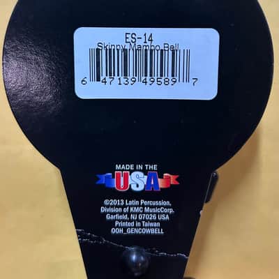 Latin Percussion ES-14 Salsa 8″ Skinny Mambo Cowbell - Brushed Steel image 2