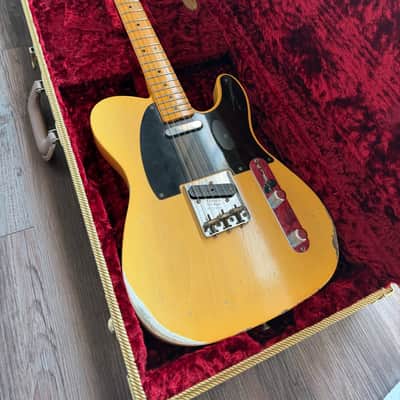 Fender Custom Shop Limited Edition 70th Anniversary Broadcaster Relic 2020 - Aged Nocaster Blonde image 1